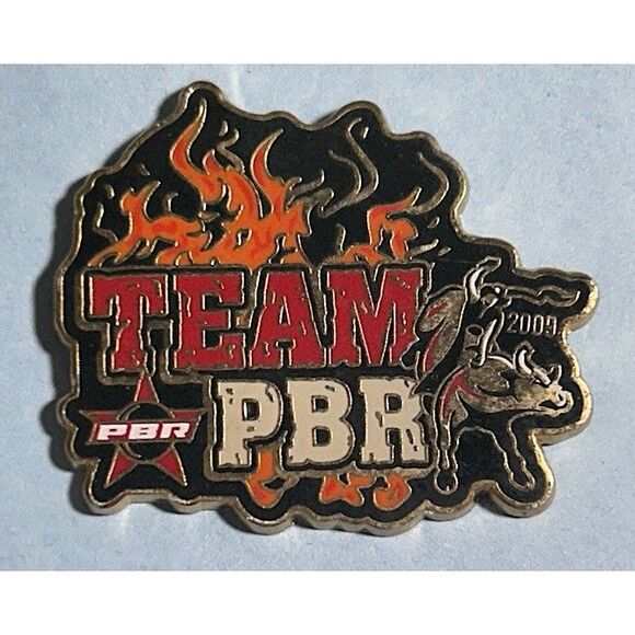 Pbr Other - 2009 Team PBR Professional Bull Riders Hat or Lapel Pin Championship Rodeo
